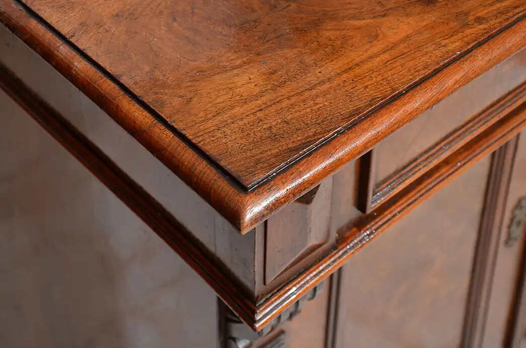 Kommode ANTIK Gründerzeit Nußbaum Halbschrank Sideboard von 1880 8