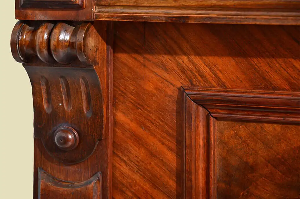 Vertiko Gründerzeit ANTIK Nußbaum Kommode Schrank von 1880 10