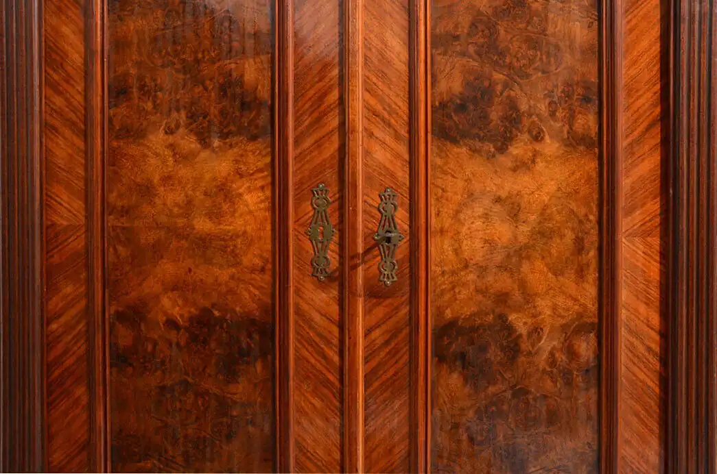 Vertiko Gründerzeit ANTIK Nußbaum Kommode Schrank von 1880 12