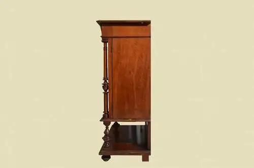 Kabinettschrank Vertiko ANTIK Gründerzeit Nußbaum Kommode von 1880