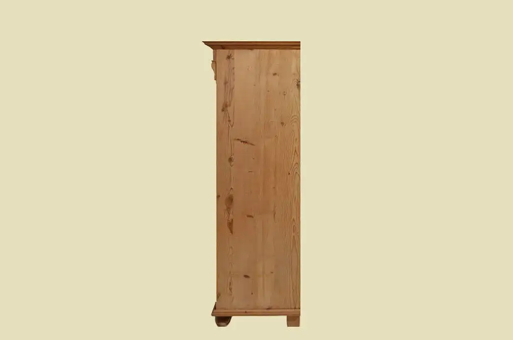 Kleiderschrank ANTIK Jugendstil Weichholz Schrank mit Schublade von 1920 580 19