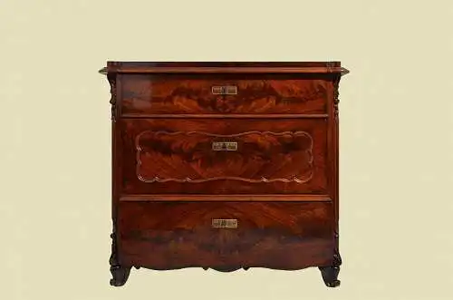 Kommode ANTIK Louis Philippe Mahagoni Schrank Sideboard von 1840