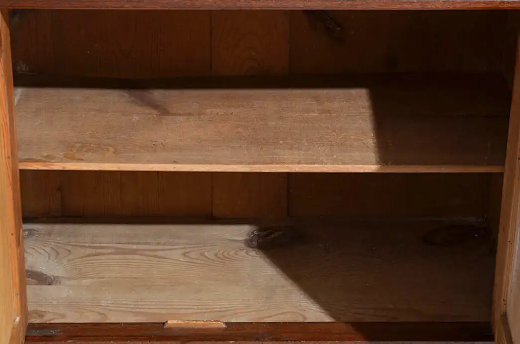 Kommode ANTIK Gründerzeit Nußbaum Halbschrank Schrank von 1880 5