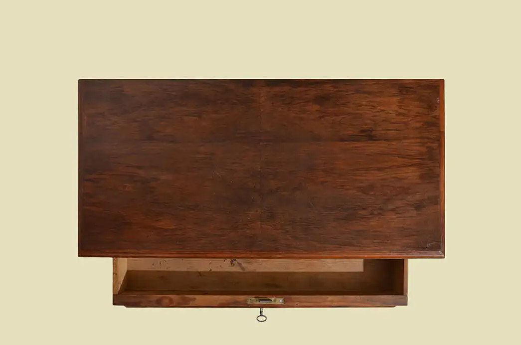 Kommode ANTIK Gründerzeit Nußbaum Halbschrank Schrank von 1880 7