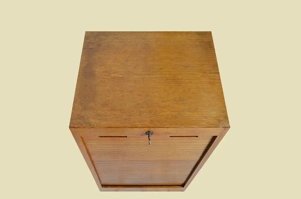 1920er Rolladenschrank ANTIK Jugendstil Art Deco Klavier Notenschrank von 1930 10