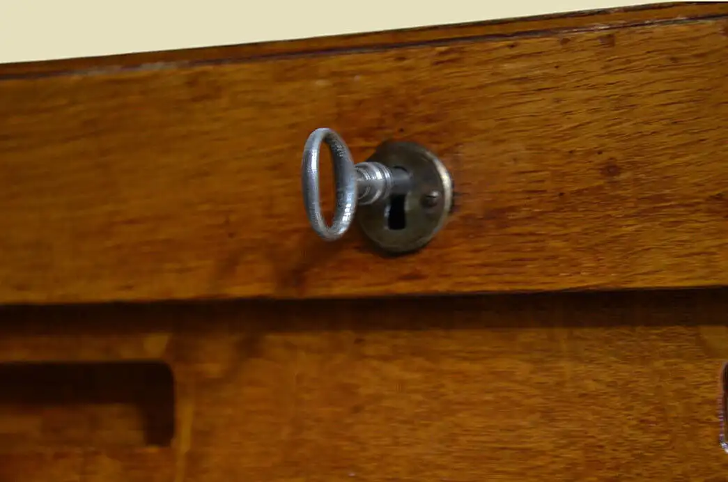 1920er Rolladenschrank ANTIK Jugendstil Art Deco Klavier Notenschrank von 1930 14