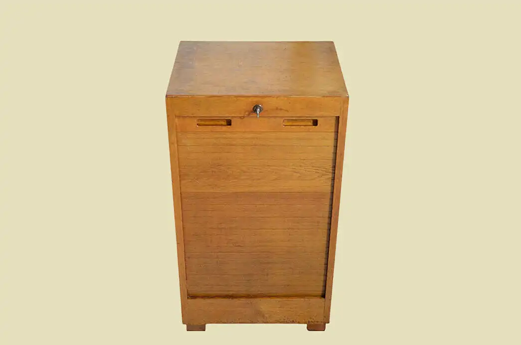 1920er Rolladenschrank ANTIK Jugendstil Art Deco Klavier Notenschrank von 1930 8