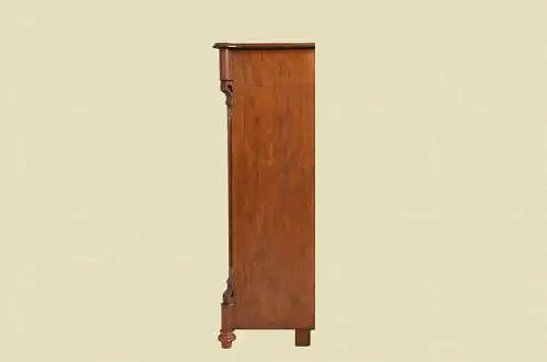 1840er Vertiko ANTIK Louis Philippe Mahagoni Schrank Kommode von 1840