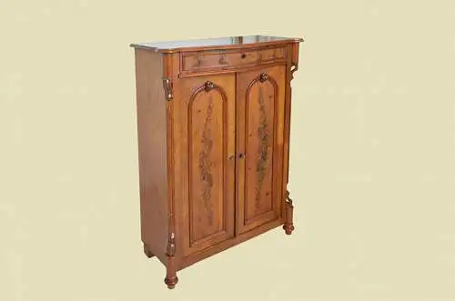 1840er Vertiko ANTIK Louis Philippe Mahagoni Schrank Kommode von 1840