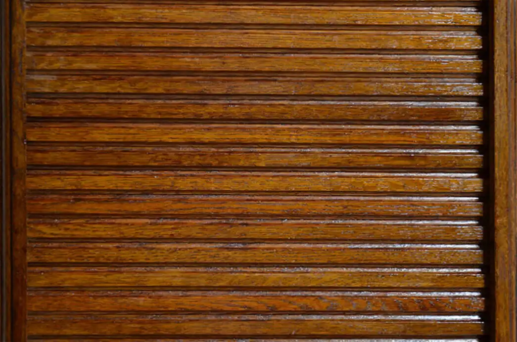 1920er Rolladenschrank ANTIK Jugendstil Art Deco Eiche Notenschrank von 1920 13