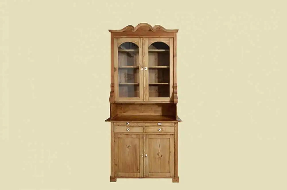 1920er Küchenbuffet ANTIK Jugendstil Weichholz Vitrine Kommode Schrank von 1920 0