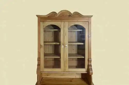 1920er Küchenbuffet ANTIK Jugendstil Weichholz Vitrine Kommode Schrank von 1920