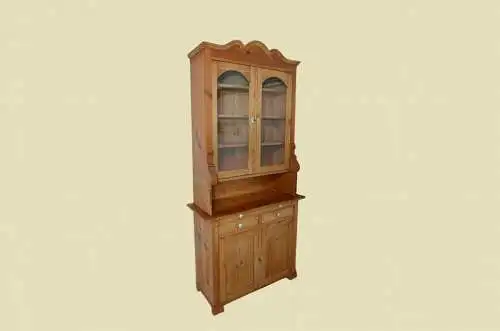 1920er Küchenbuffet ANTIK Jugendstil Weichholz Vitrine Kommode Schrank von 1920