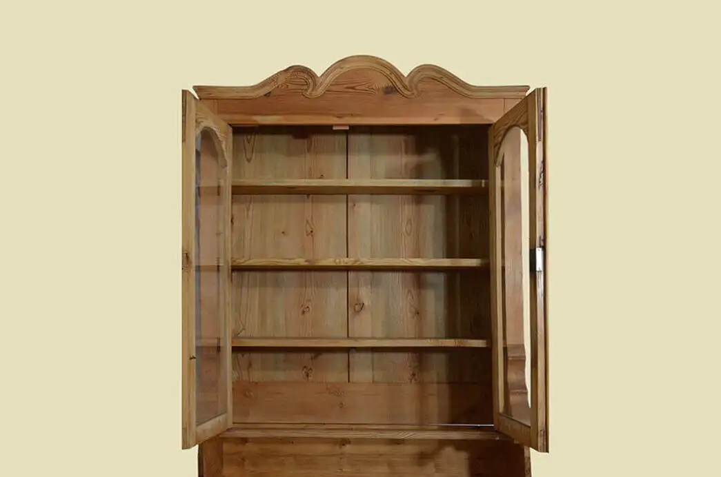 1920er Küchenbuffet ANTIK Jugendstil Weichholz Vitrine Kommode Schrank von 1920 5