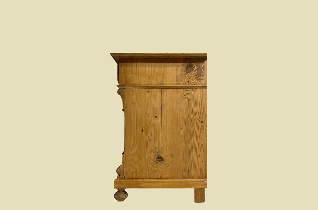 1880er Kommode ANTIK Gründerzeit Weichholz Halbschrank Schrank von 1880 17