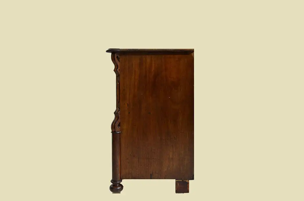 1840er Kommode ANTIK Louis Philippe Nußbaum Schrank Sideboard von 1840 17