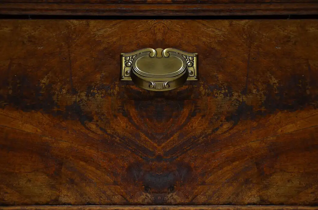 1840er Kommode ANTIK Louis Philippe Nußbaum Schrank Sideboard von 1840 9