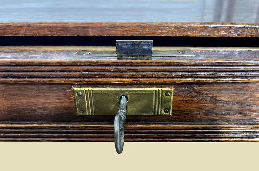 1820er Nähtisch ANTIK Jugendstil Eiche Tisch Beistelltisch von 1920 5