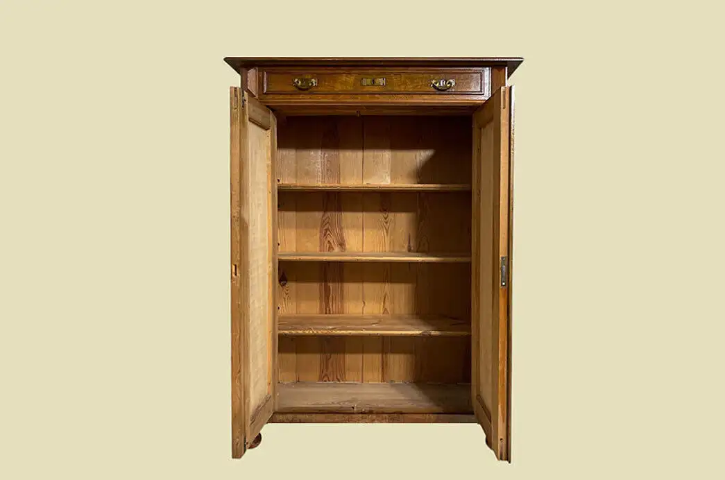 1880er Vertiko ANTIK Gründerzeit Nußbaum Säulen Kommode Schrank von 1880 5