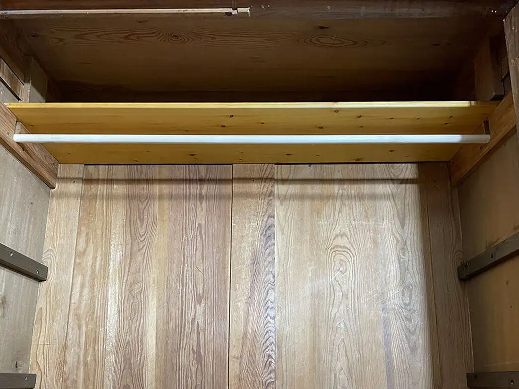 EXTRA GROSS Kleiderschrank ANTIK Nußbaum Gründerzeit Steck Schrank von 1880 5