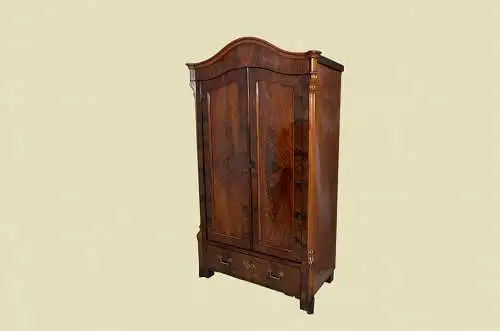 1840er Schrank ANTIK Louis Philippe Mahagoni Kleiderschrank Schublade von 1840