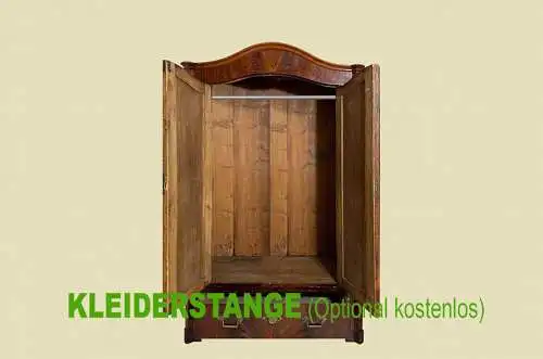 1840er Schrank ANTIK Louis Philippe Mahagoni Kleiderschrank Schublade von 1840