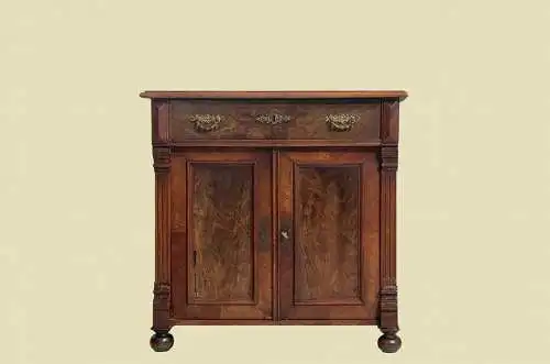 1880er Kommode ANTIK Gründerzeit Nußbaum Halbschrank Schrank von 1880