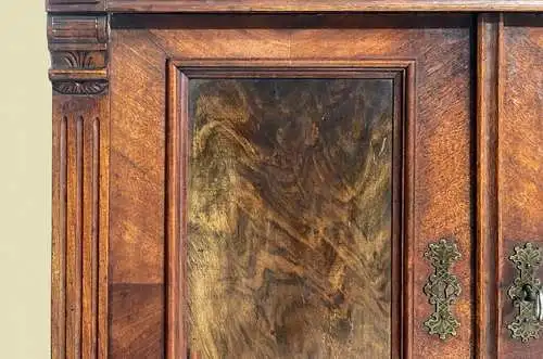 1880er Kommode ANTIK Gründerzeit Nußbaum Halbschrank Schrank von 1880