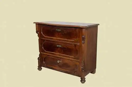 1840er Kommode ANTIK Louis Philippe Mahagoni Schrank Sideboard von 1840