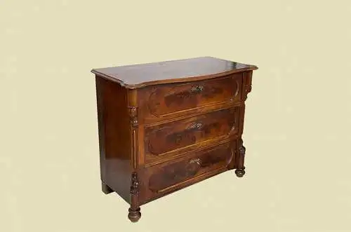 1840er Kommode ANTIK Louis Philippe Mahagoni Schrank Sideboard von 1840