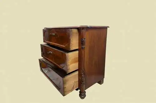 1840er Kommode ANTIK Louis Philippe Mahagoni Schrank Sideboard von 1840