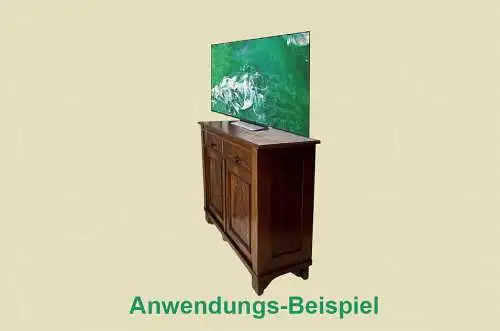 SCHMALES Sideboard ANTIK Gründerzeit Jugendstil Halbschrank TV Schrank von 1880