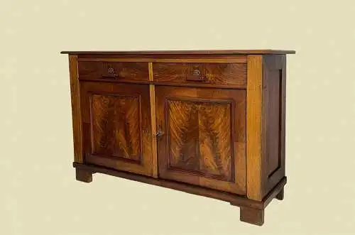 SCHMALES Sideboard ANTIK Gründerzeit Jugendstil Halbschrank TV Schrank von 1880