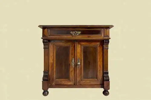 1880er Kommode ANTIK Gründerzeit Nußbaum Halbschrank Schrank von 1880