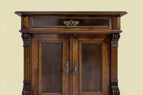 1880er Kommode ANTIK Gründerzeit Nußbaum Halbschrank Schrank von 1880