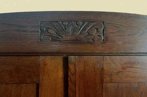 1920er Kleiderschrank ANTIK Jugendstil Eiche Nußbaum Schrank von 1920