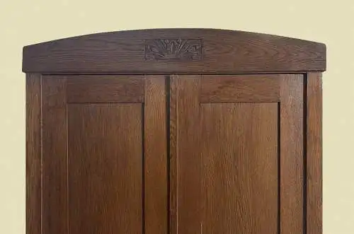 1920er Kleiderschrank ANTIK Jugendstil Eiche Nußbaum Schrank von 1920