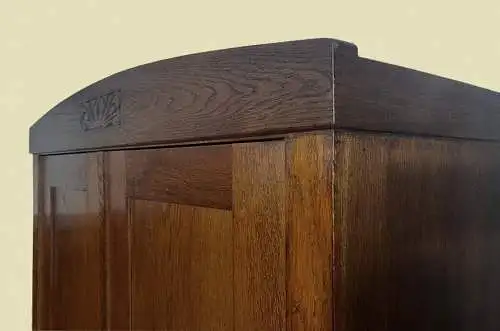 1920er Kleiderschrank ANTIK Jugendstil Eiche Nußbaum Schrank von 1920