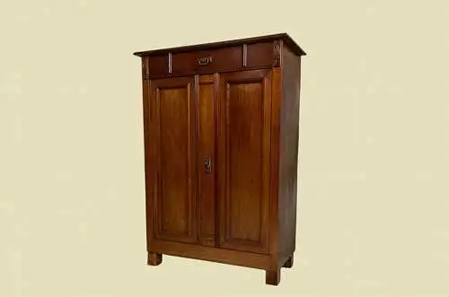 1920er schlichtes Vertiko ANTIK Jugendstil Nußbaum Kommode Schrank von 1920