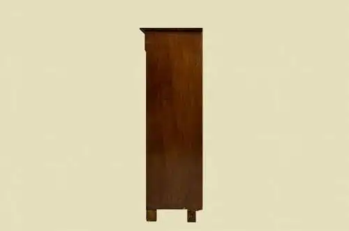 1920er schlichtes Vertiko ANTIK Jugendstil Nußbaum Kommode Schrank von 1920