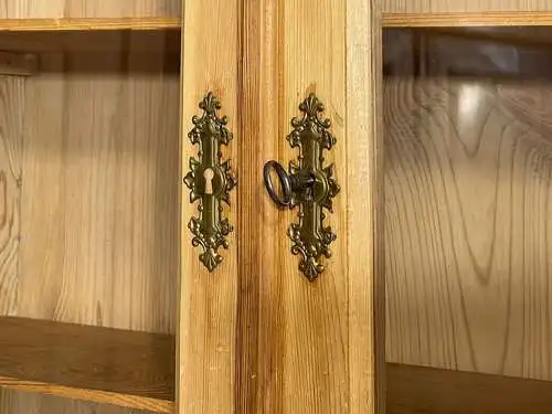 1920er Küchenbuffet ANTIK Jugendstil Weichholz Vitrine Kommode Schrank von 1920