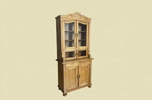 1920er Küchenbuffet ANTIK Jugendstil Weichholz Vitrine Kommode Schrank von 1920