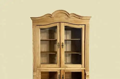 1920er Küchenbuffet ANTIK Jugendstil Weichholz Vitrine Kommode Schrank von 1920