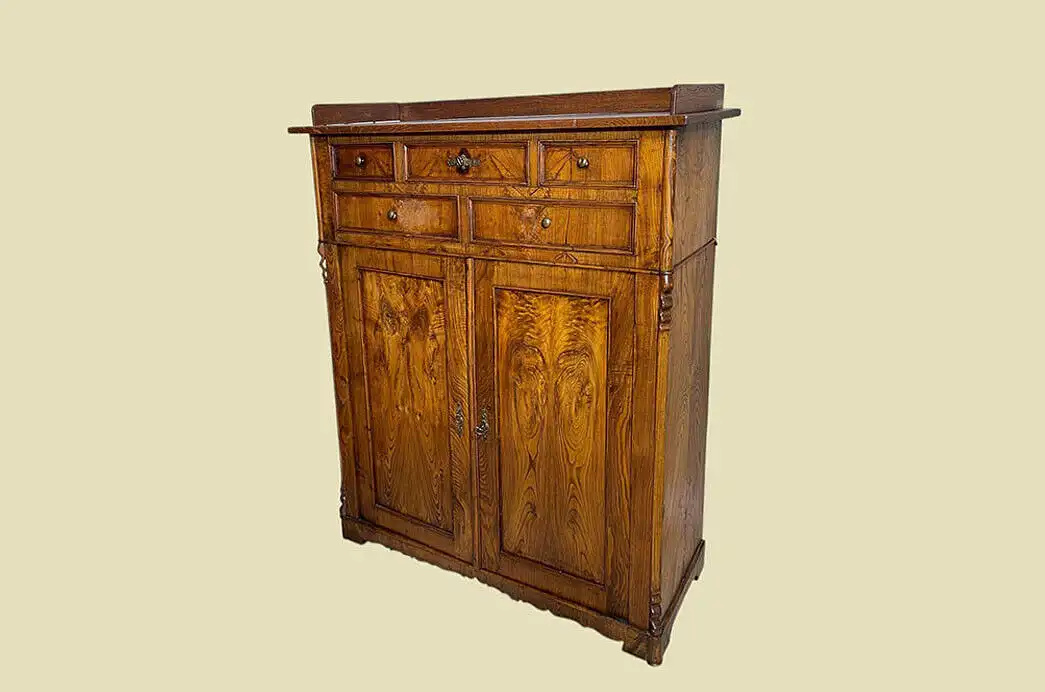1820er Biedermeier Vertiko Esche Schrank Kommode von 1820 1