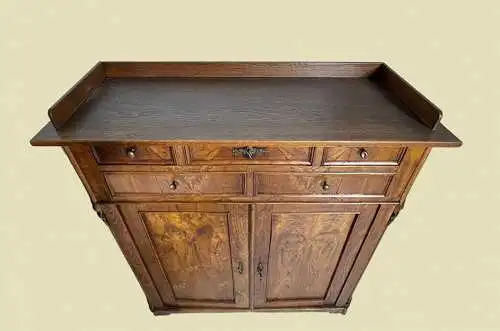 1820er Biedermeier Vertiko Esche Schrank Kommode von 1820