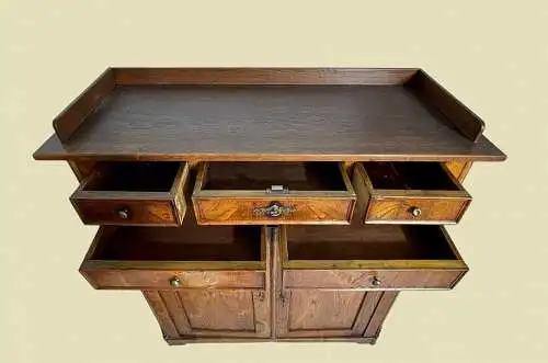 1820er Biedermeier Vertiko Esche Schrank Kommode von 1820