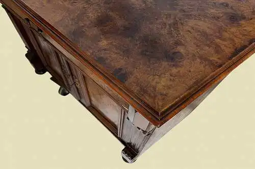 1880er Kommode ANTIK Gründerzeit Nußbaum Halbschrank Schrank von 1880