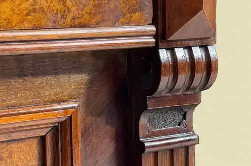 1880er Kommode ANTIK Gründerzeit Nußbaum Halbschrank Schrank von 1880