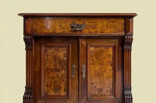 1880er Kommode ANTIK Gründerzeit Nußbaum Halbschrank Schrank von 1880