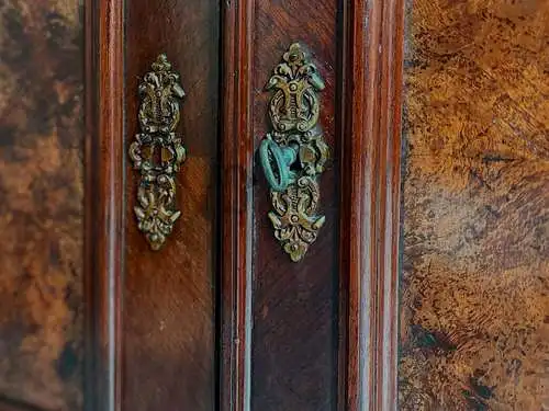 1880er Kommode ANTIK Gründerzeit Nußbaum Halbschrank Schrank von 1880